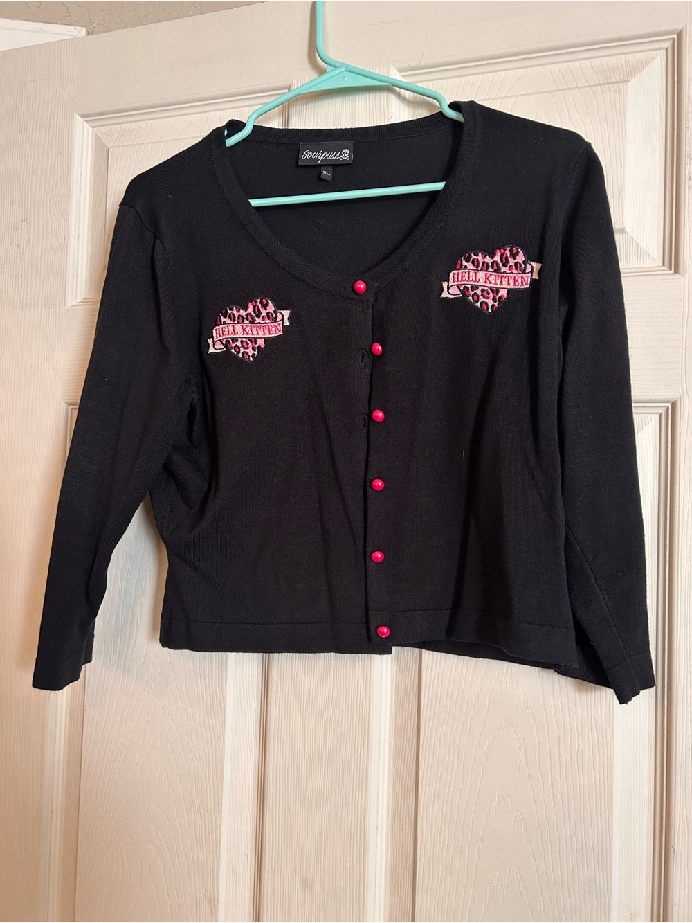 Sourpuss Clothing Hell Kitty Cardigan